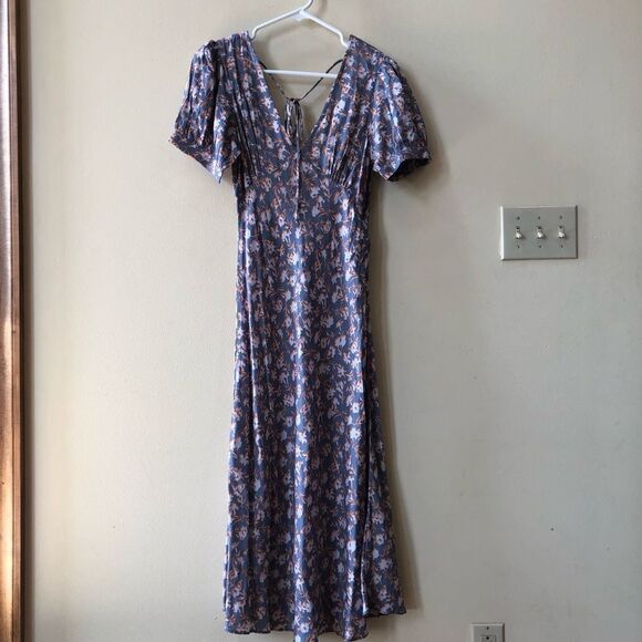 Free People Jen's Pirate Booty Daisy Printed Midi Dress - Picture 5 of 11